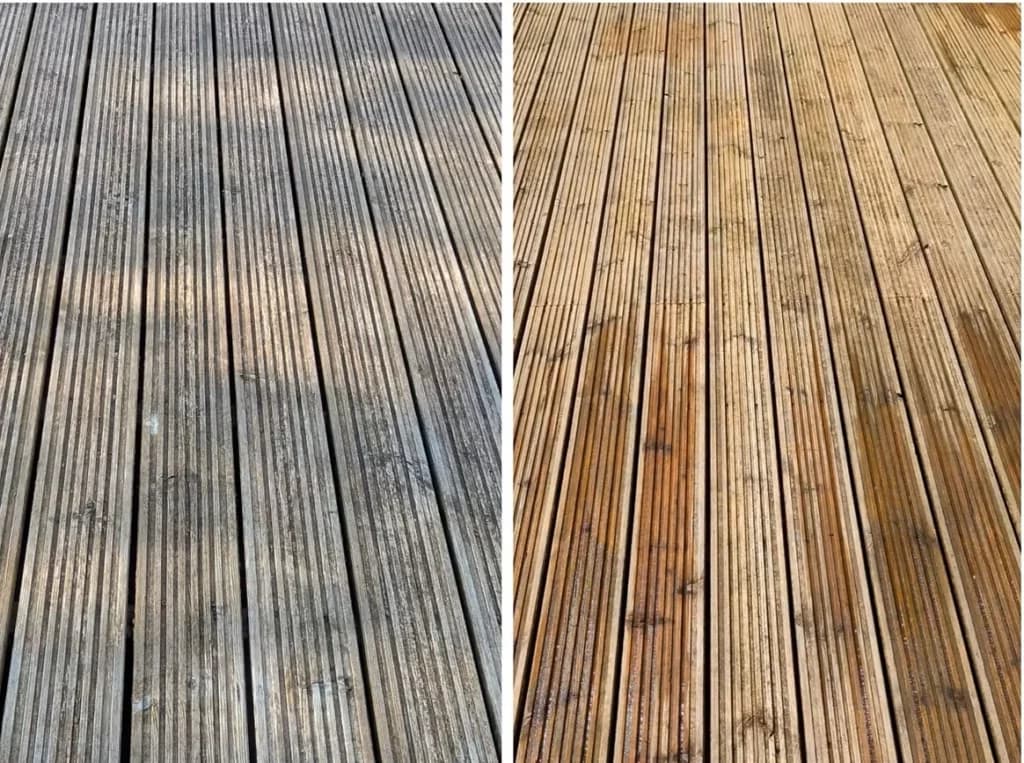Deck cleaning