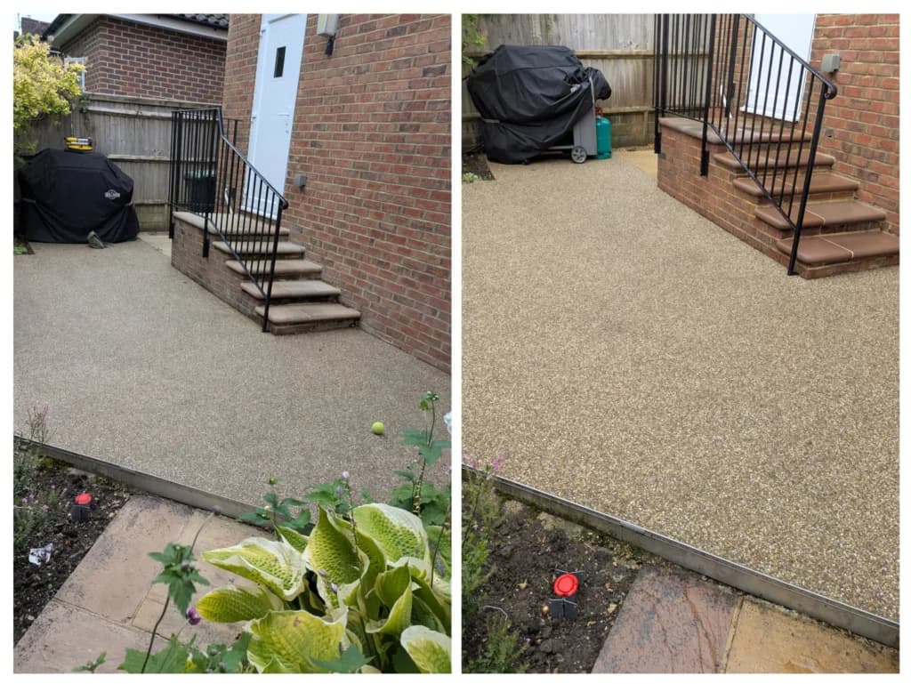 Expert resin drive patio cleaning resin surface restoration fresher pressure