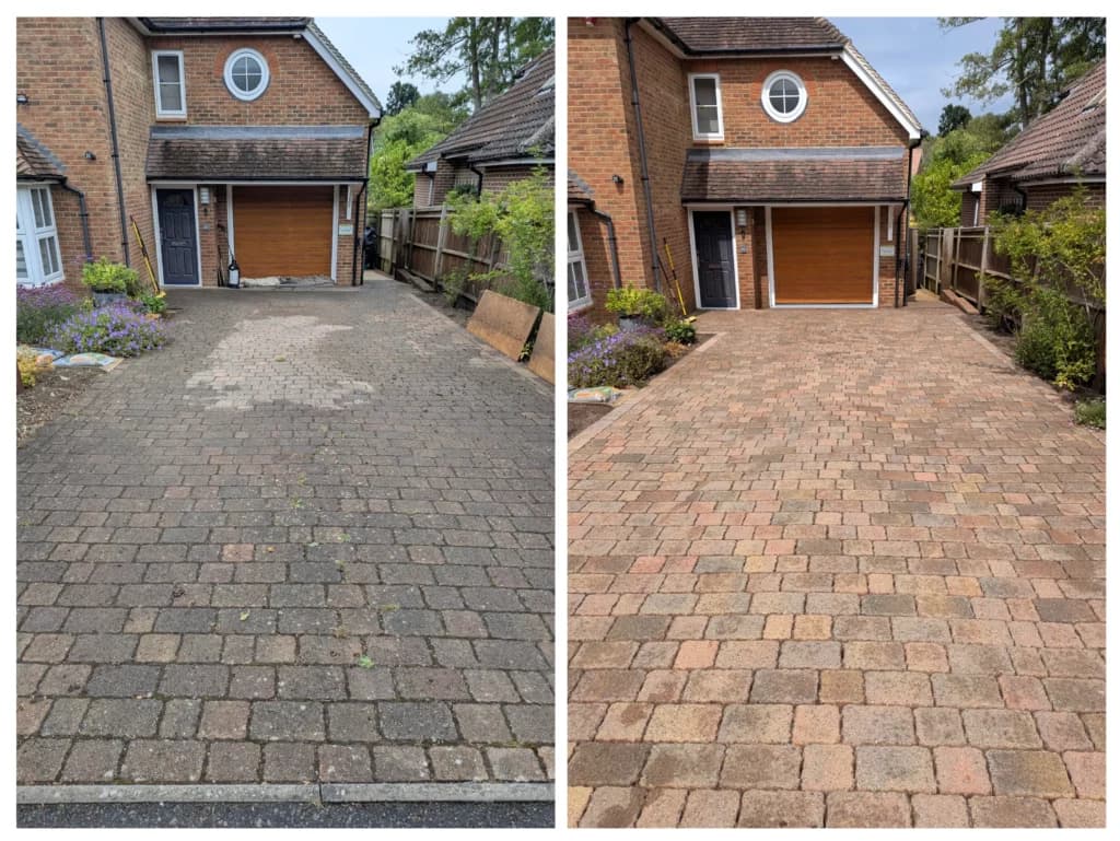 Transform your home entrance with driveway pressure washing fresher pressure