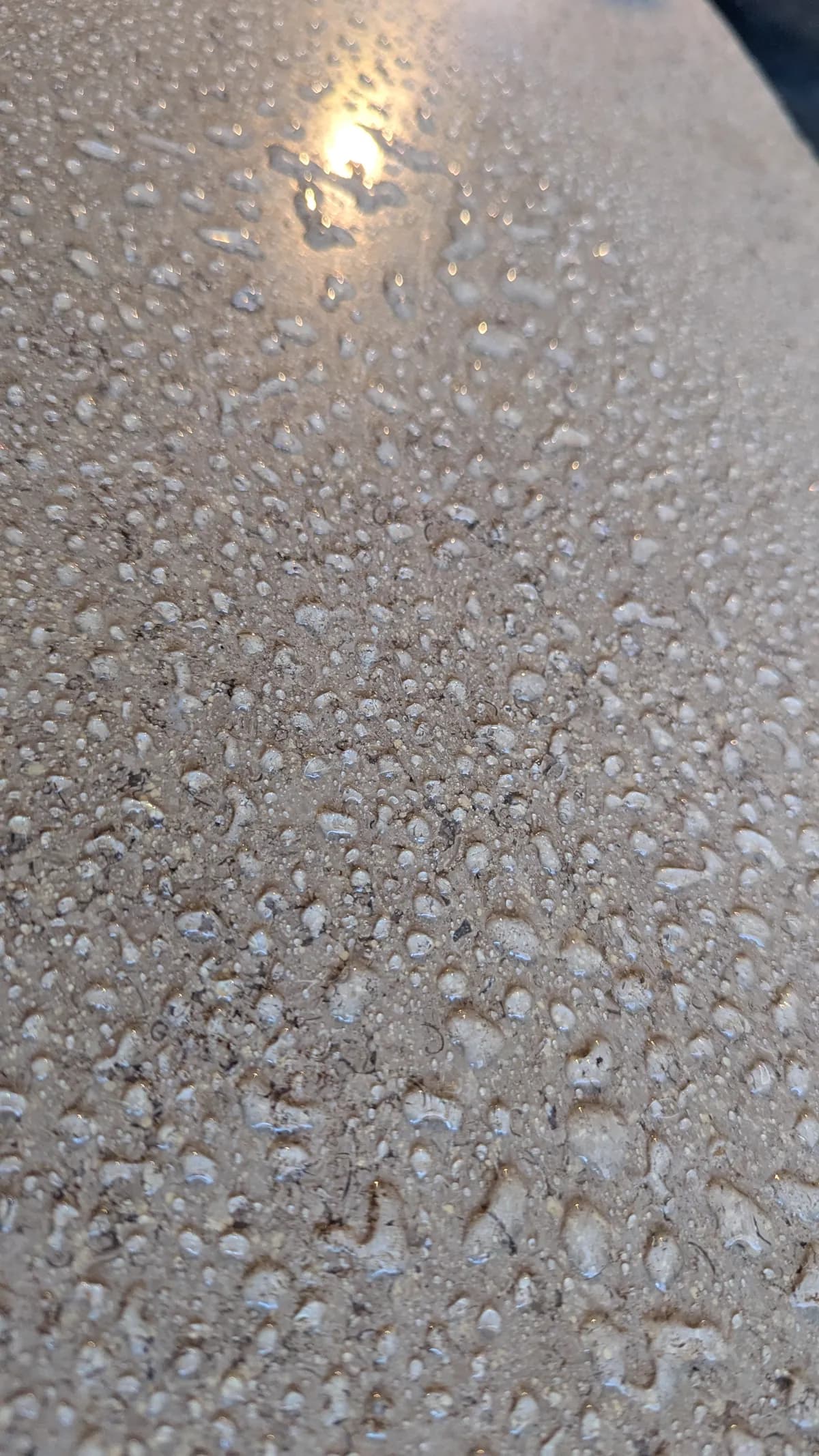 Limestone floor cleaned and sealed by Fresher Pressure